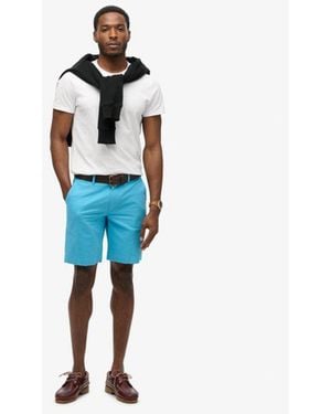 Superdry & Co Stretch Chino Shorts - Blue