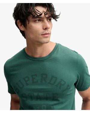 Superdry & Co Athletic Tonal T-shirt - Green