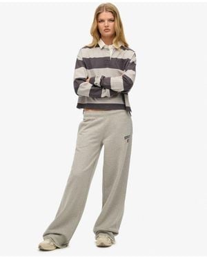 Superdry Athletic Essentials Wide Leg joggers - White
