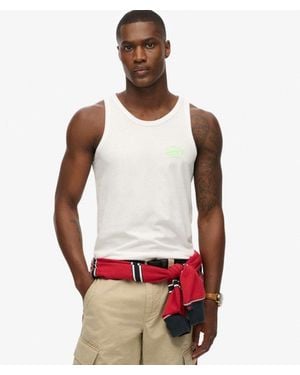 Superdry & Co Contrast Script Vest - Red