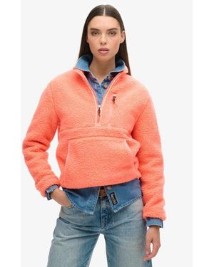 Superdry Outdoor Half Zip Fleece - Orange
