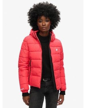 Doudoune superdry femme rouge hotsell