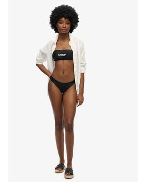 Superdry Braziliaans Bikinibroekje Met Logo - Wit