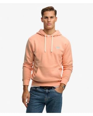 Superdry & Co Essential Logo Classic Hoodie - Orange