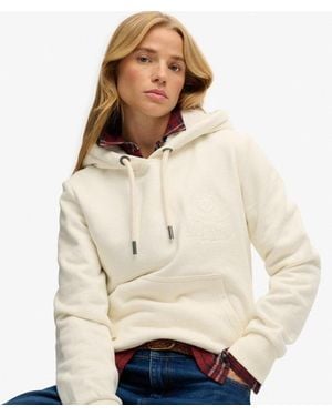 Superdry Finest Goods Relaxed Hoodie - Naturel