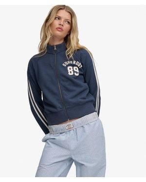 Superdry & Co Athletic Applique Track Top - Blue