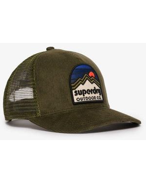 Superdry & Co Mesh Cord Trucker Cap - Green