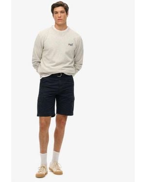 Superdry & Co Heavy Cargo Shorts - White