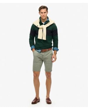 Superdry Homme Short Chino Vintage International Taille - Vert