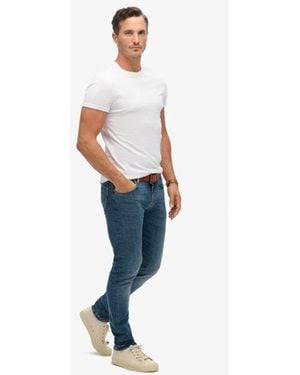 Superdry Organic Cotton Vintage Slim Jeans - Blue