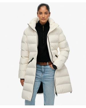 Superdry City Mid Padded Jacket - White