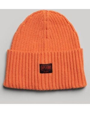 Superdry & Co Workwear Knitted Beanie - Orange
