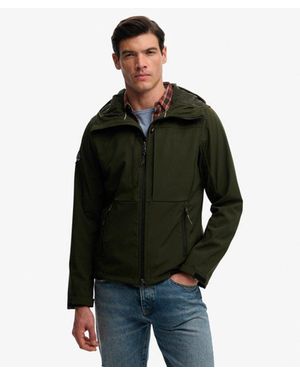 Superdry & Co Hooded Softshell Trekker Jacket - Black