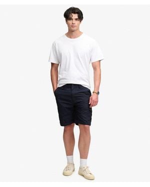 Superdry & Co Classic Parachute Cargo Shorts - White