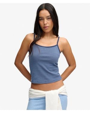 Superdry & Co Athletic Essentials Stripe Cami - Blue