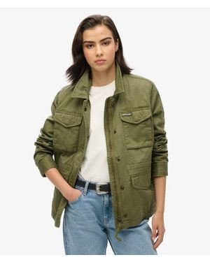 Superdry Classic Military M65 Lined Jacket - Green