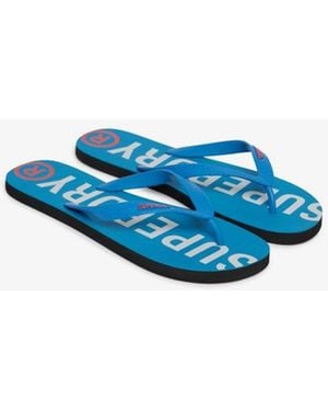 Superdry & Co Core Essential Flip Flops - Blue