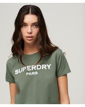 Superdry & Co Sport Luxe Graphic T-shirt - Green