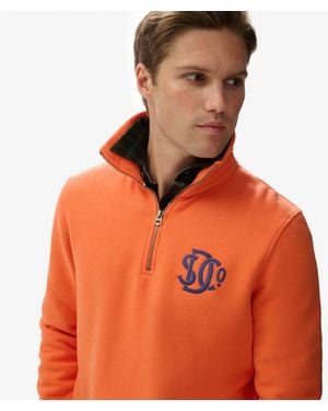 Superdry & Co . Half Zip Track Top - Orange