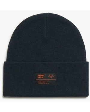 Superdry & Co Surplus Knitted Beanie Hat - Blue