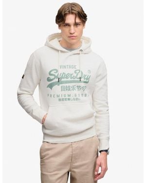 Superdry & Co Vintage Logo Classic Hoodie - Gray