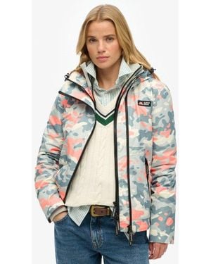 Superdry Hooded Mountain Windbreaker Jacket - Natural