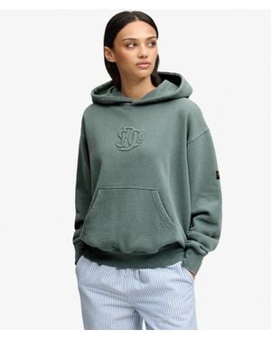 Superdry & Co Monogram Hoodie - Green