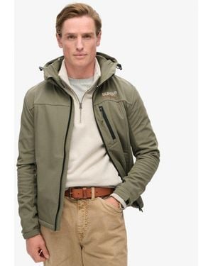 Superdry & Co Hooded Ripstop Softshell Trekker Jacket - Green
