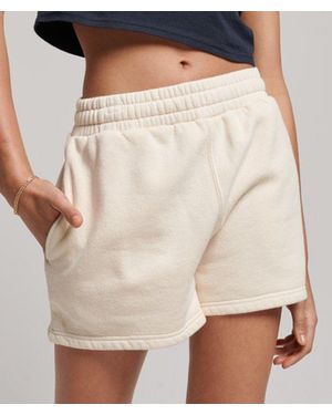 Superdry & Co Vintage Wash Sweat Shorts - Natural