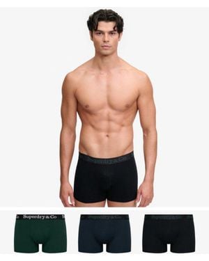 Superdry & Co & Co Trunk Triple Pack Normale Pasvorm - Groen