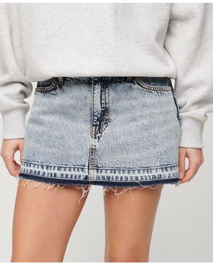 Superdry Denim Mini Skirt - Blue
