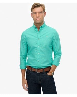 Superdry Classic Oxford Long Sleeve Shirt - Green