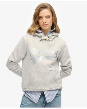 Superdry Super Athletics Hoodie - White