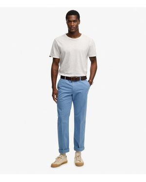 Superdry & Co Premium Regular Chinos - Blue
