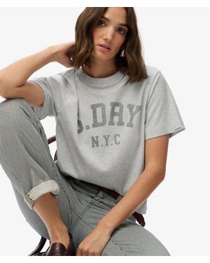 Superdry Athletic Essentials Loose T-Shirt - Grey