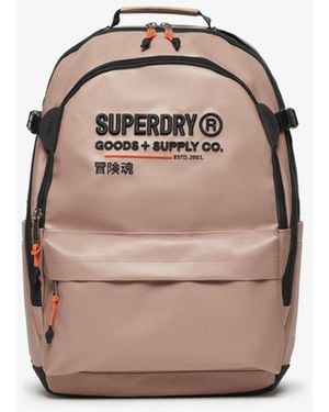 Superdry Sac À Dos Utilitaire Tarp Logo Imprimé - Rose