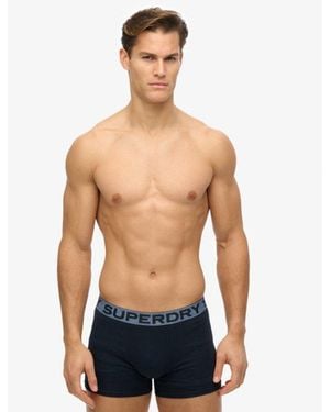 Superdry Boxer Triple Pack - Blue
