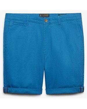 Superdry & Co Premium Regular Chino Shorts - Blue