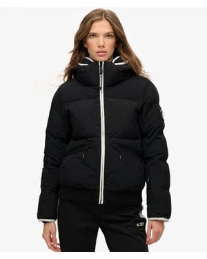 Superdry & Co Hooded Ski Bomber Jacket - Black