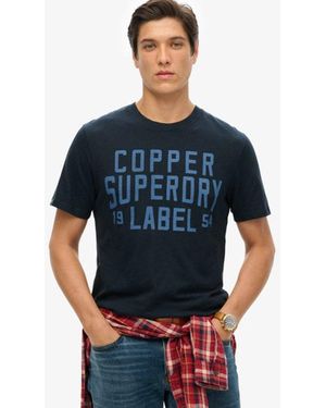 Superdry & Co Copper Label Workwear T-shirt - Blue