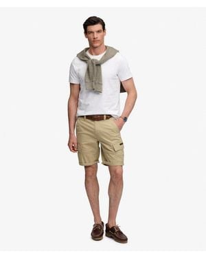 Superdry & Co Vintage Core Cargo Shorts - White