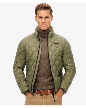 Superdry Diamond Quilt Fuji Lite Jacket - Green