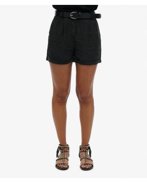 Superdry & Co Cupro Shorts - Black
