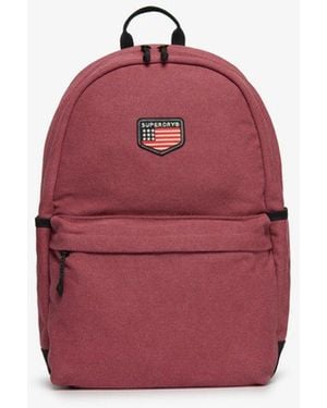 Superdry & Co Workwear Canvas Montana Backpack - Red