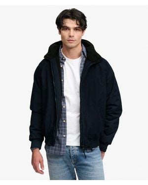Superdry & Co City Fleece Lined Jacket - Blue