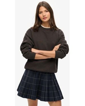 Superdry & Co Vintage Pleated Mini Skirt - Black