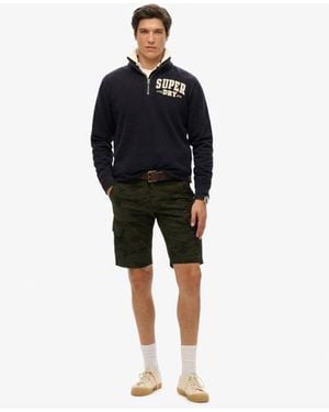 Superdry & Co Organic Cotton Core Cargo Shorts - Black