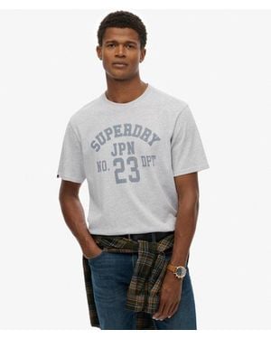 Superdry & Co Vintage Athletic Essential Graphic T-shirt - Grey
