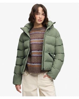 Superdry & Co Hooded City Padded Jacket - Green