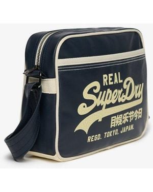 Superdry & Co Mini Alumni Crossbody Bag - Blue